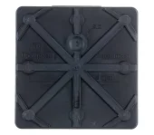 Коробка распределительная 100х100х40 двухкомпонентная безгалогенная (HF) Черная