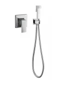 Смеситель встраиваемый с гигиеническим душем Grocenberg GB1001 Хром