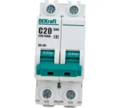 Автоматический выключатель DEKraft ВА101-2P-020A-C