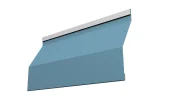 Ламель забора жалюзи Milan Slim 0,45 Drap TX RAL 5024 пастельно-синий