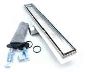 Трап-лоток под кладку плитки TIM для душа 70x800 мм