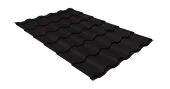 Металлочерепица v01 0,5 Satin RAL 9005 черный