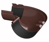 Угол желоба внешний ТЕХНОНИКОЛЬ МВС 125/90, 90°, коричневый