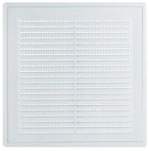 Решетка вентиляционная пластиковая 190x190 мм, съемная, с сеткой