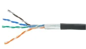 Кабель LAN FTP 5e черный внешний