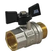 Кран шаровой 1/2" Вн/Нар Бабочка