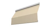 Ламель забора жалюзи Milan Slim 0,45 Drap TX RAL 1015 светлая слоновая кость