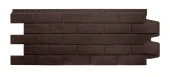 Фасадная панель Состаренный кирпич Classic шоколадный