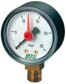 Манометр 0-25 бар, 1/4" (радиальное соединение), 63 мм FAR FA 2500 R25
