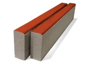 Бордюр тротуарный 100.20.8, красный