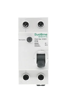 Купить Автоматический выключатель дифференциального тока Systeme Electric АВДТ City9 set 1p+n с 10а, 4.5 ka