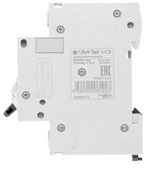Купить Автоматический выключатель Systeme Electric City9 set ав с, 6 А, 1 Р, 4.5 kА, 230 В C9F34106 