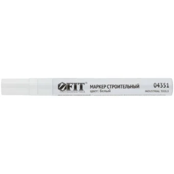 Фото Маркер строительный Fit белый