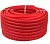 Труба гофрированная ПНД, цвет красный, 25мм для труб 16