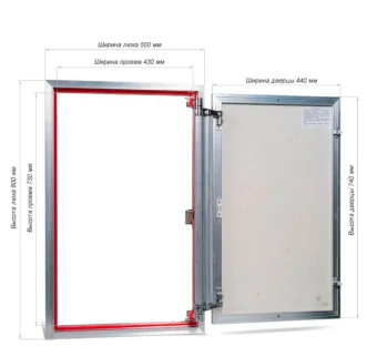 Купить Люк Практика ЕТР 50х80