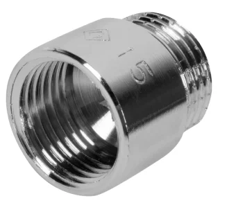 Купить Удлинитель  VALTEC 1/2 - 15мм нар/р - вн/р (хром)				