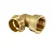 Уголок латунный 3/4 в/р - н/р