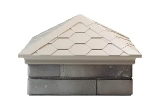 Фото Колпак 390*390мм на столб 1.5 кирпича Бежевый