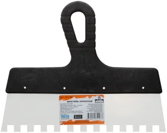 Фото Шпатель зубчатый 250 мм 10х10 MASTER COLOR