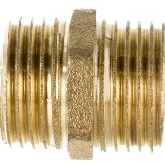 Цена на Ниппель резьбовой 1/2 нар/нар рез.(Латунь)