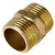 Фото Ниппель резьбовой 1/2 нар/нар рез.(Латунь)