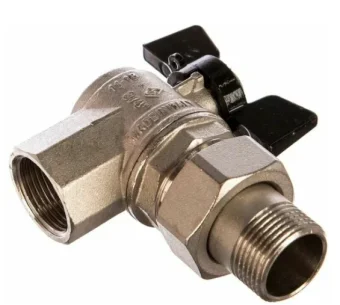 Фото Кран шаровый Угловой Bugatti 594 Нар/Вн 1/2 с накидной гайкой