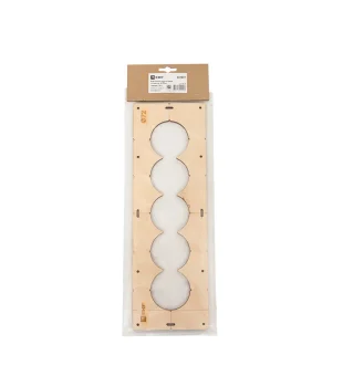 Купить Шаблон для подрозетников Expert (5 отверстий; 72 мм) EKF sh-d72-5