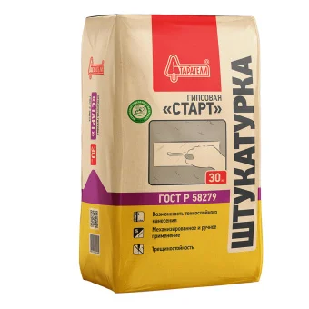 Фото Штукатурка Старатели гипс. 30кг