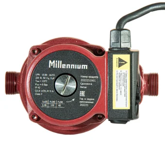 Купить Насос повышающий давление Millennium UPA 15-90 (160 мм) с соединительными гайками