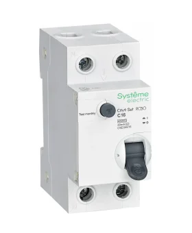 Фото Автоматический выключатель дифференциального тока Systeme Electric АВДТ City9 set 1p+n с 16 А, 4.5 k