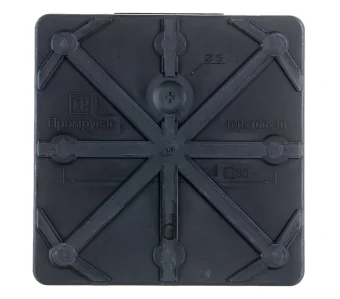 Фото Коробка распределительная 100х100х40 двухкомпонентная безгалогенная (HF) Черная