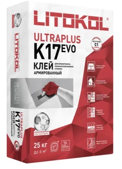 Фото Клей для плитки Litokol K17 25 кг серый