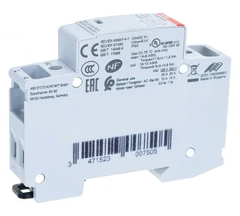 Купить Контактор ABB - ESB20-20N-06, 20A AC-1, катушка 230В AC/DC