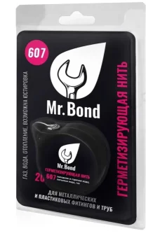 Фото Нить для герметизации резьбы Mr.Bond 607 полимерная 20 м