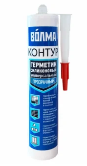 Купить Герметик силиконовый прозрачный «ВОЛМА-Контур» 290 мл