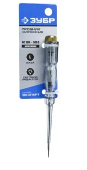 Купить Отвертка - Тестер напряжения ЗУБР Эксперт 145мм