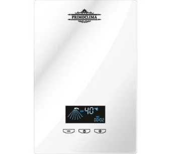 Фото Электрический проточный нагреватель Primoclima vita 8.5 квт, белый