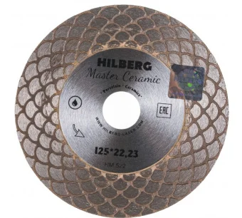 Купить Диск алмазный отрезной Master Ceramic (125х22.23 мм) HILBERG