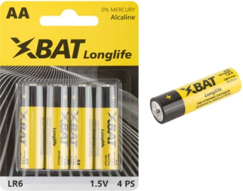 Фото Батарейка 1.5 В тип АА X-BAT(1 шт)