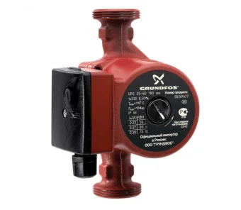 Фото Насос циркуляционный Grundfos UPS 25-60 180 с гайками