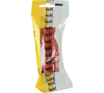 Цена на Вилка прямая ВБп3-1-0м IP44 ОМЕГА каучук красная IEK