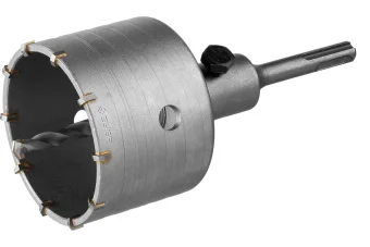 Купить Коронка по бетону ЗУБР МАСТЕР с державкой (80 мм; SDS-Plus)