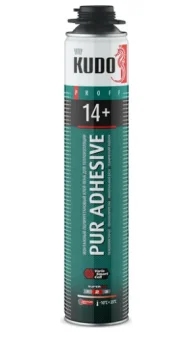 Цена на Клей-пена монтажный для теплоизоляции KUDO PUR ADHESIVE PROFF 14+