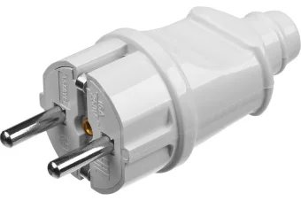Фото Вилка электрическая 6А/220В MAX-Electro