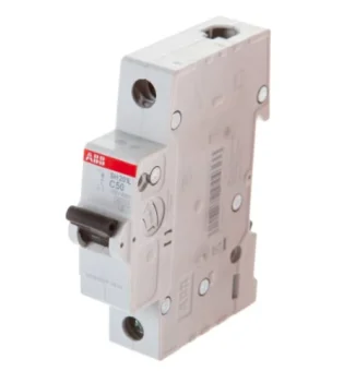 Фото Автоматический выключатель 1пол 50A, Серия SH201, 4,5кА, АВВ 					