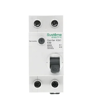Цена на Автоматический выключатель дифференциального тока Systeme Electric АВДТ City9 set 1p+n с, 32 А, 4.5 