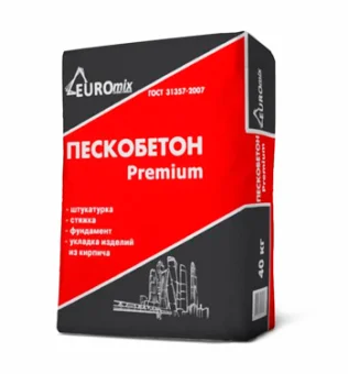 Фото Пескобетон Euromix Premium 40 кг