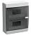 Щит накладной UNION Compact ЩРН-П-18 (2х9)м прозрачная дверь IP41 IEK