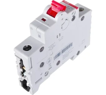 Купить Рубильник ABB 1 полюс SD201/40 рычаг красный