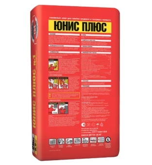 Купить Клей плиточный Unis Плюс 25 кг
